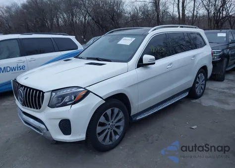 2018 Mercedes-Benz Gls 450 4Matic z USA, uszkodzony, nr VIN 4JGDF6EE4JB160469